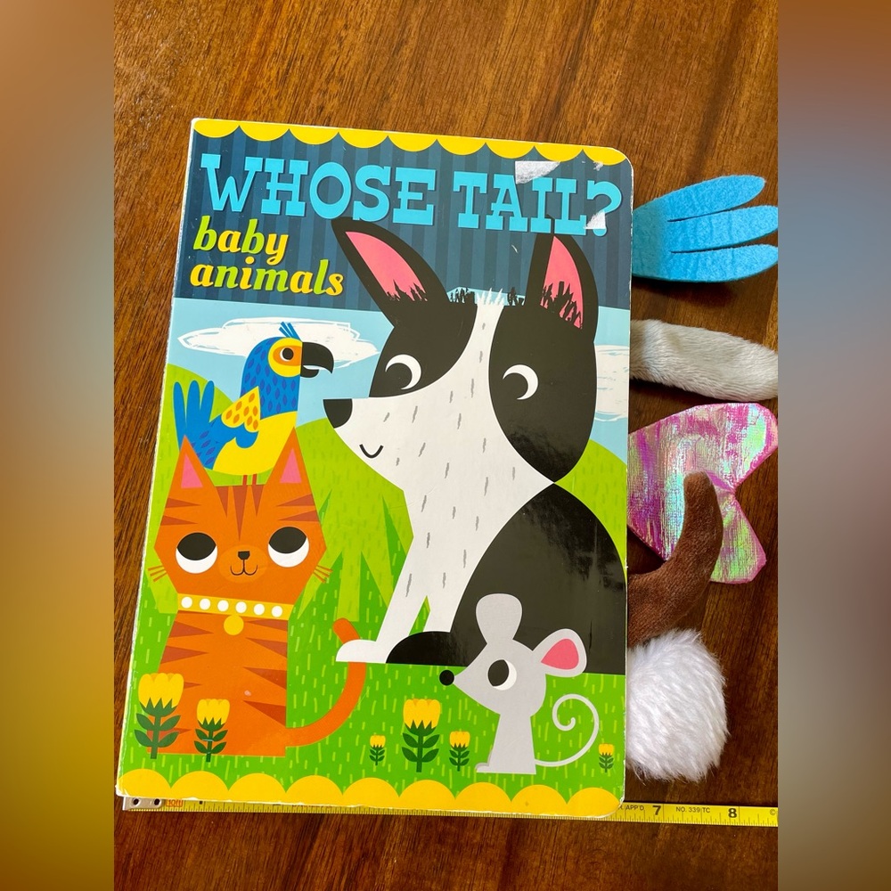 Whose Tail? Baby Animals Children's Board Book T